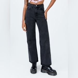 Princess polly Henley jeans black 6